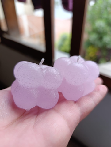 Velitas Mini bubbles — Cera de parafina — detalle 3