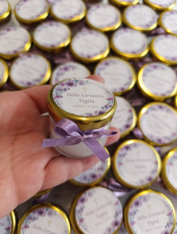 Velitas en envases de vidrio de 30 ml — Cera de parafina — vista principal