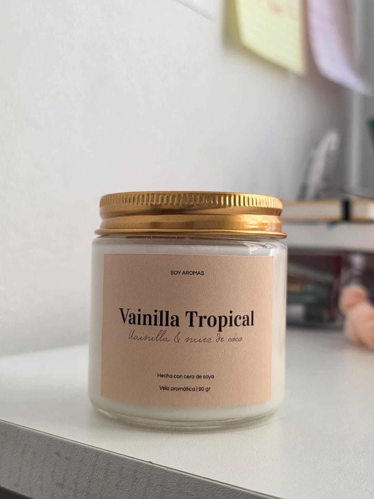 Vela Vainilla Tropical
