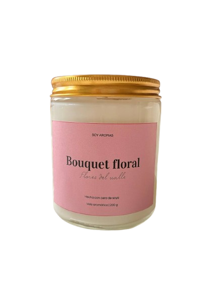 Vela Bouquet Floral 200 g
