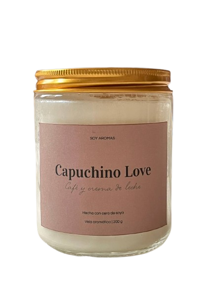 Vela Capuchino Love 200 g
